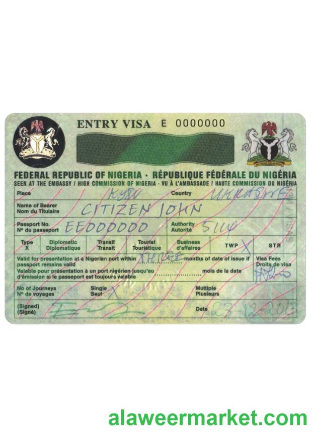 NIGERIA visa
